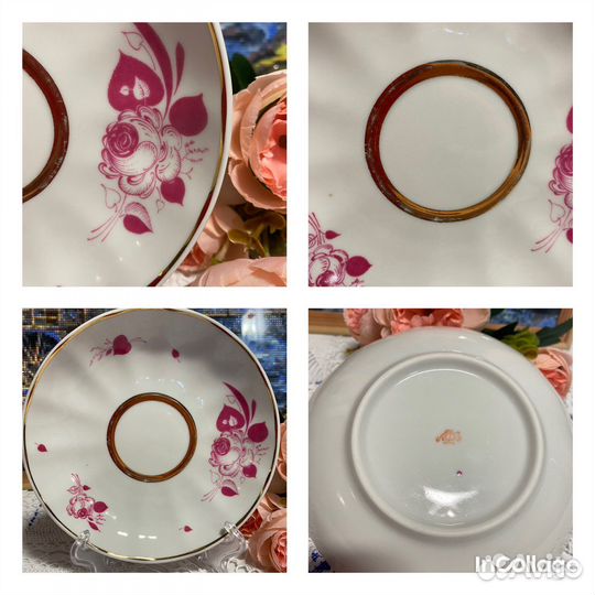 Чайные Блюдца лфз дулево вербилки Польша