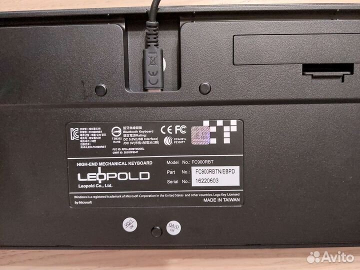 Клавиатура leopold FC900RBT новая