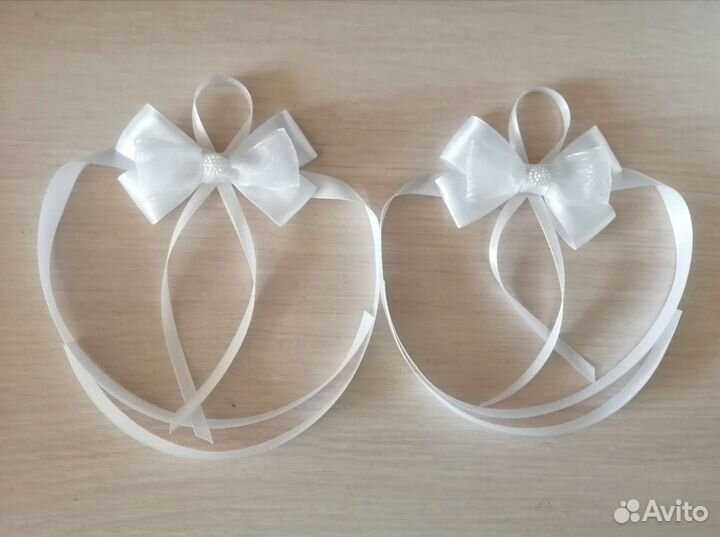 Украшение для свадебного бокала