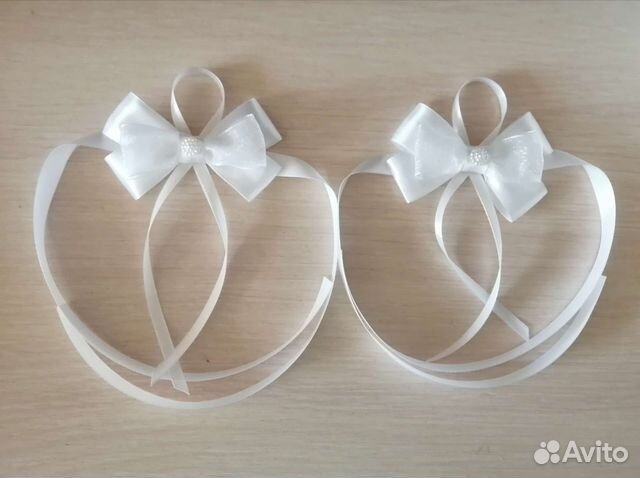 Украшение для свадебного бокала