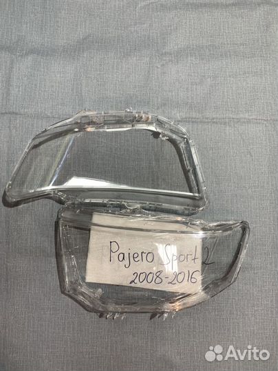 Новые Стёкла фар Mitsubishi Pajero Sport 2