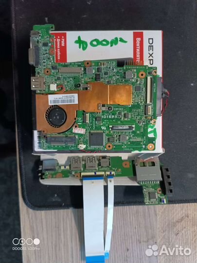 Asus Eee PC 1015PX материнская плата + охлаждение