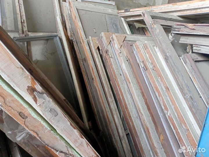 Деревянные оконные рамы бу