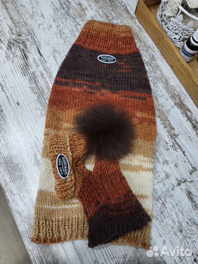 Свитер и шапка на собаку