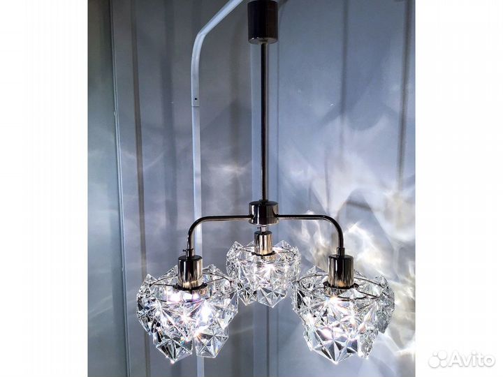 Люстра хрустальная редкая, ссср, 70-е гг