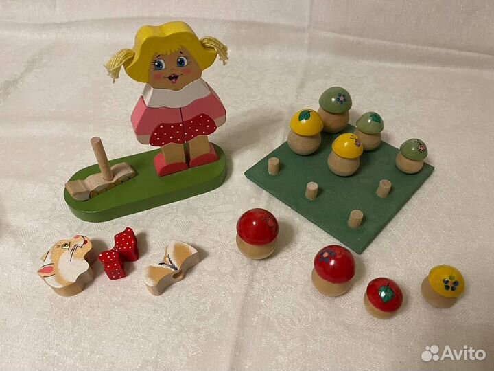 Развивающие деревянные игрушки