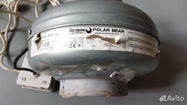 Вентилятор канальный Ostberg CK 125 C