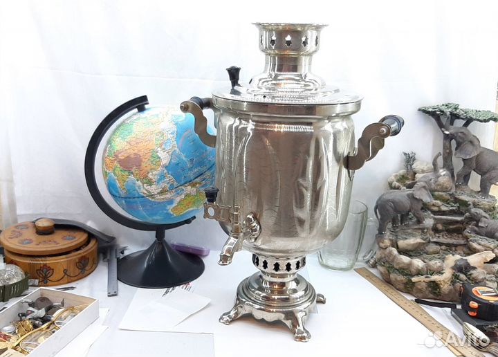 Самовар на дровах СССР угольный