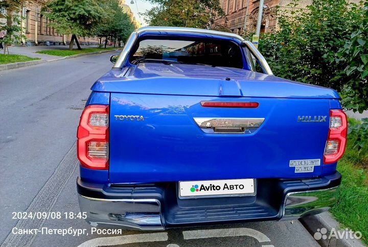 Toyota Hilux 2.8 AT, 2018, 48 000 км