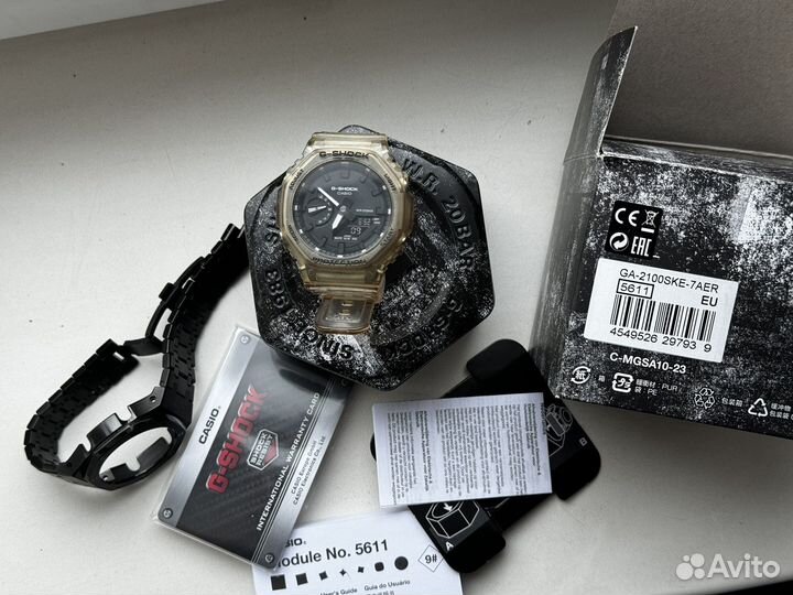 Наручные часы Casio g shock GA-2100SKE-7AER