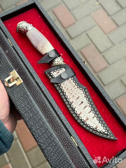Нож Хищник из рога лося