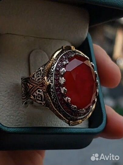 Мужской перстень серебро