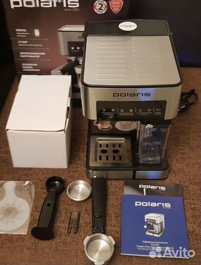 Кофеварка рожковая Polaris PCM 1541E