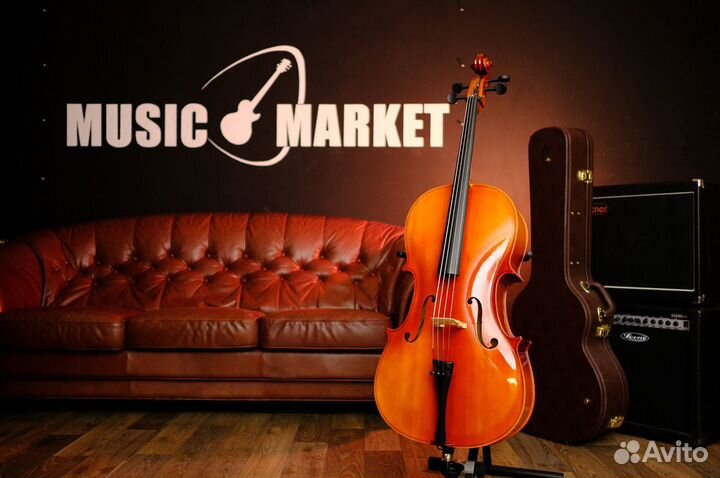Виолончель 1/2 + Комплект