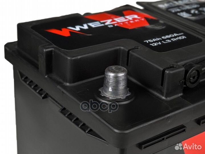 WEZ90720R аккумуляторная батарея 90Ah 720A +сп