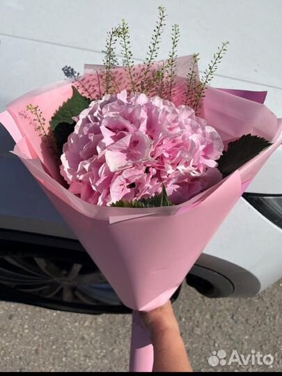 Букет из гортензии