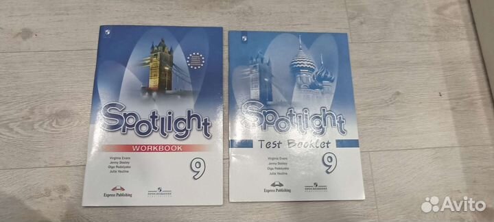 Новые Spotlight 9 workbook, textbook