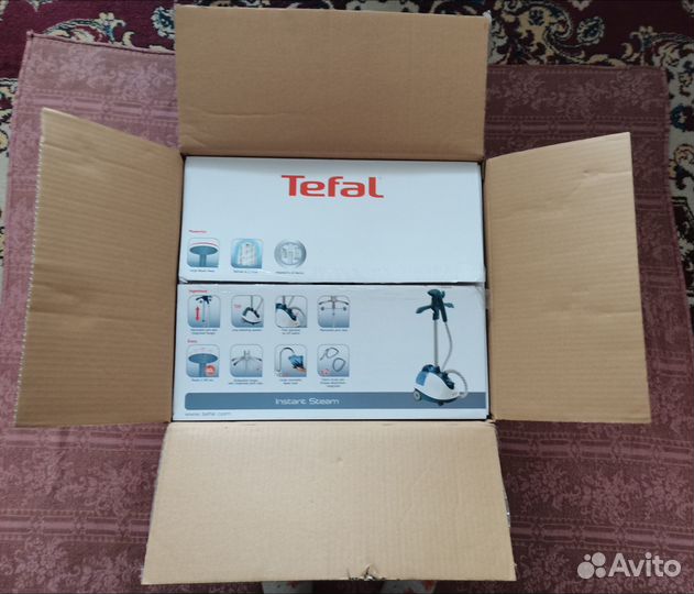 Отпариватель для одежды Tefal в упаковке новый