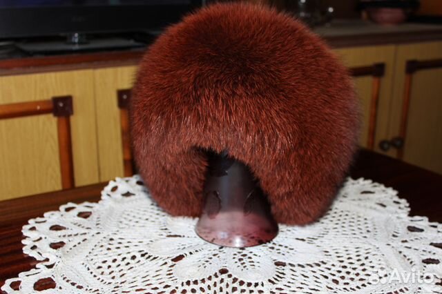 Шапка меховая песцовая женская