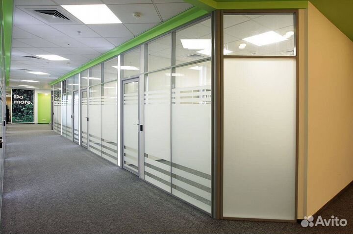 Стеклянные перегородки в дизайне