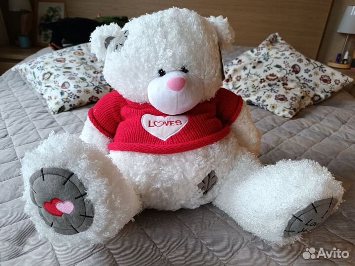 Плюшевый мишка тедди новый с этикеткой