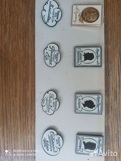 Значки Пушкинские места СССР