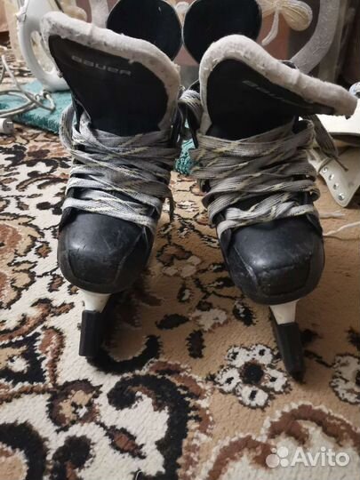 Хоккейные коньки bauer 35 р-р