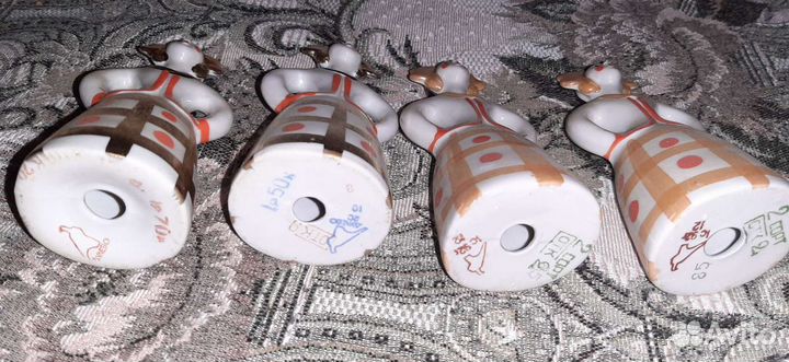 Статуэтки фарфоровые дулево СССР