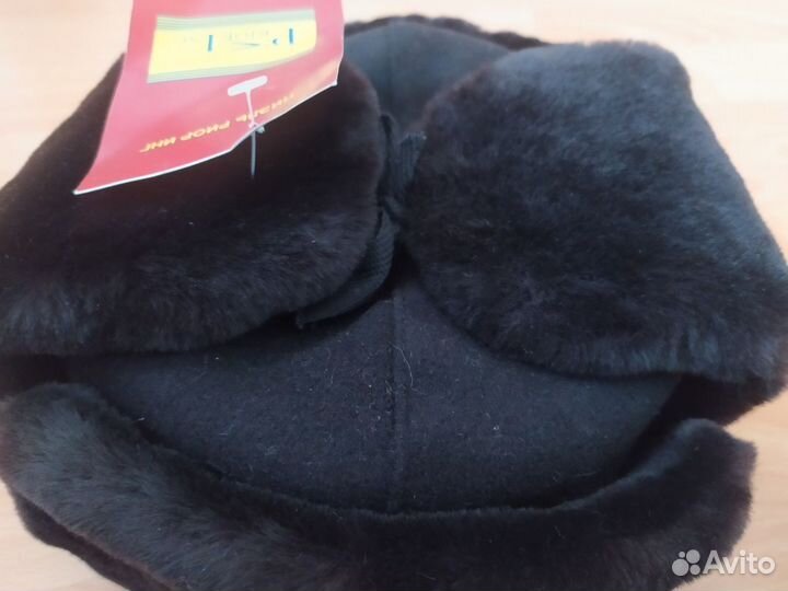 Шапка мужская меховая комбинированная