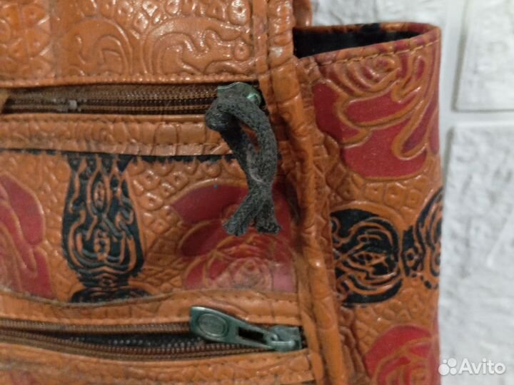 Сумка женская натуральная кожа коричневая хозяйств