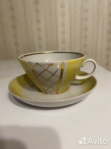 Чашка Дулево Золотая сетка