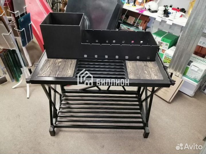 Мангал- бочонок передвижной