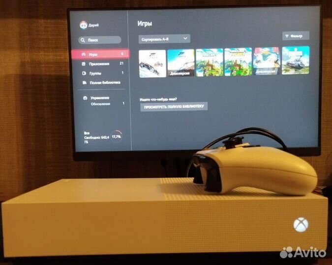 Xbox one s 1tb + 40 игр