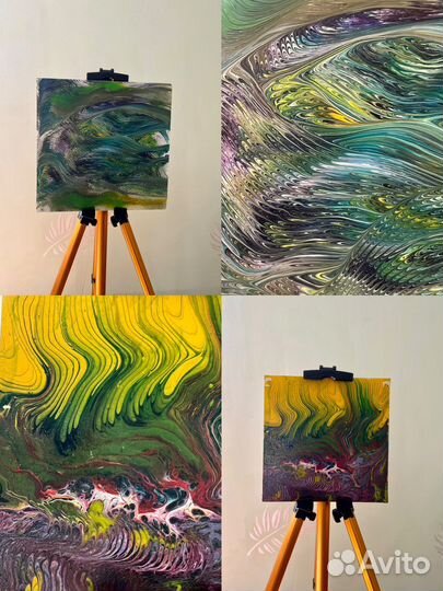 Интерьерные картины в технике 