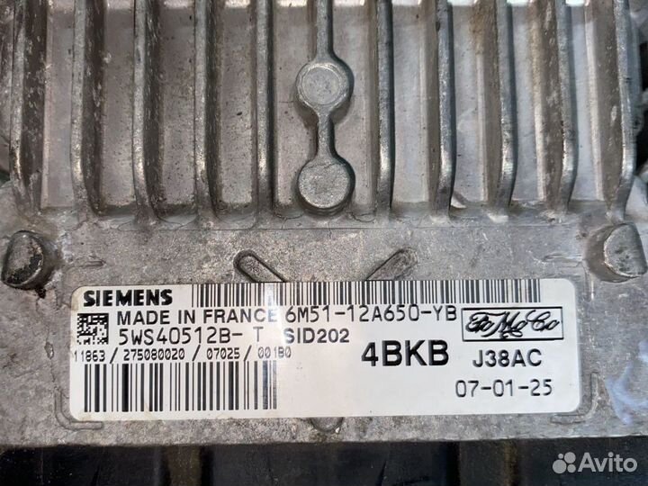 Эбу 5WS40512B Ford Focus ll 1.8tdci kkda