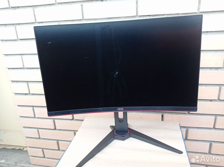 Игровой монитор AOC C24G1 ремонт или на запчасти