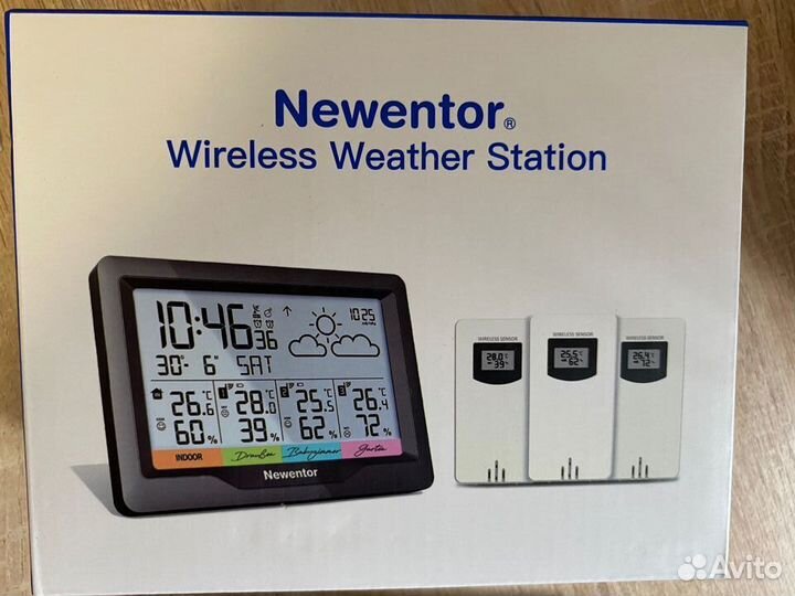 Метеостанция с наружным датчиком беспроводная