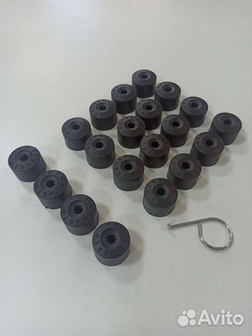 Колпачки хром на болты колёс Volkswagen 17