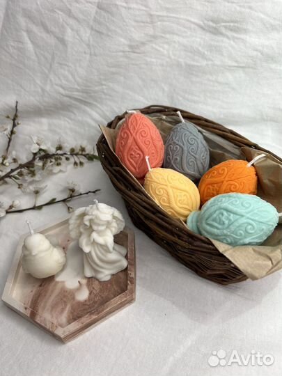 Пасхальные свечи, подарочный набор