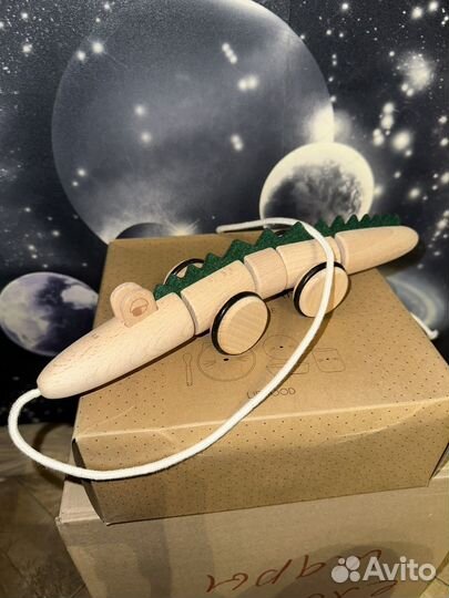 Деревянный крокодил liewood