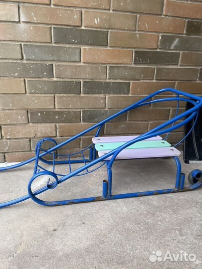 Детские санки на колесах