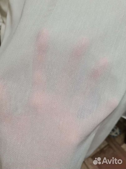 Тюль белая вуаль adeco Турция