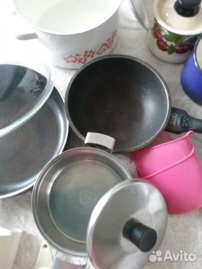 Посуда для приготовления пищи новая и немного б/у