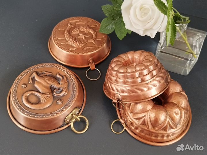 Форма медная для выпечки ассортимент
