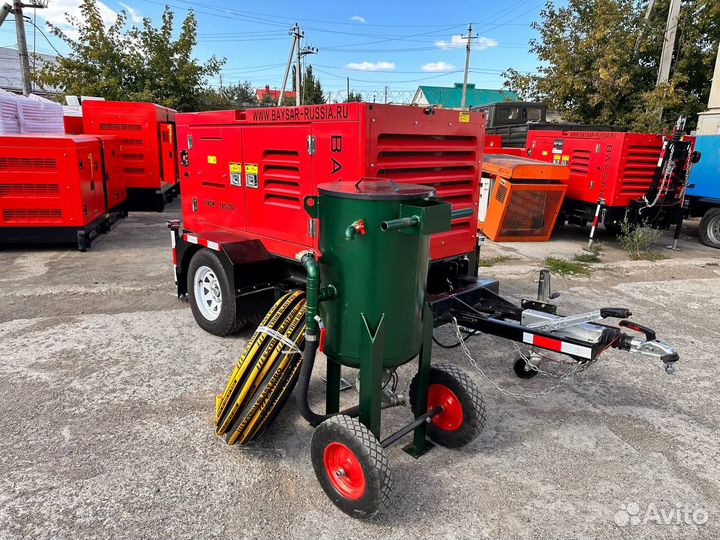 Пескоструйный компрессор 5 м3/мин