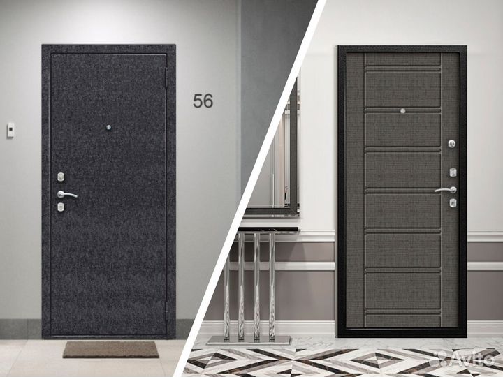 Металлическая входная дверь. Рассрочка