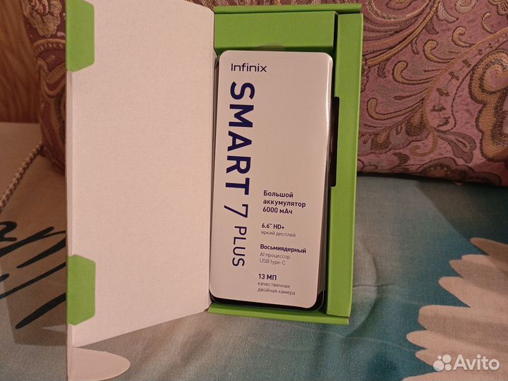 Infinix Smart 7 Plus, 3/64 ГБ