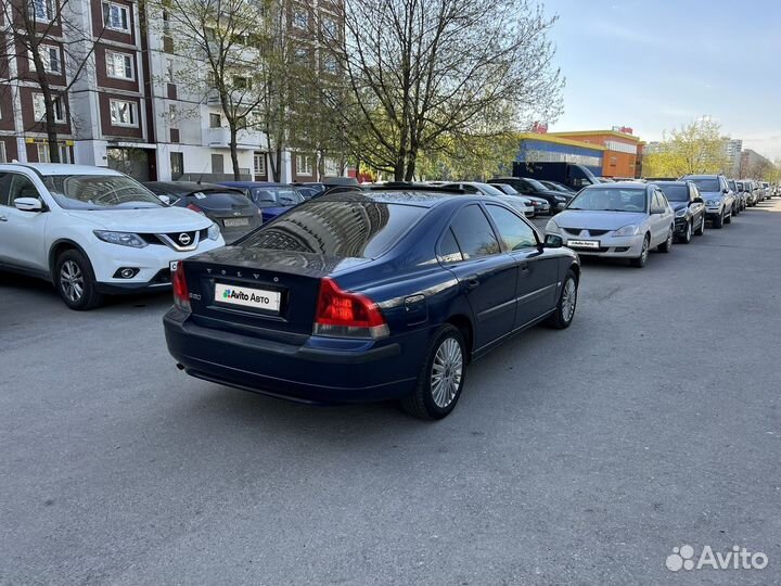 Volvo S60 2.4 AT, 2004, 252 369 км