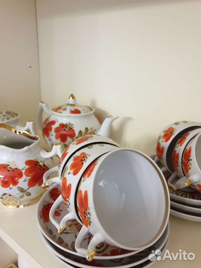 Сервиз чайный вербилки СССР