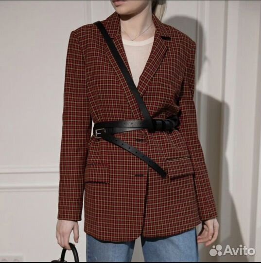 Ремень портупея SRB натуральная кожа